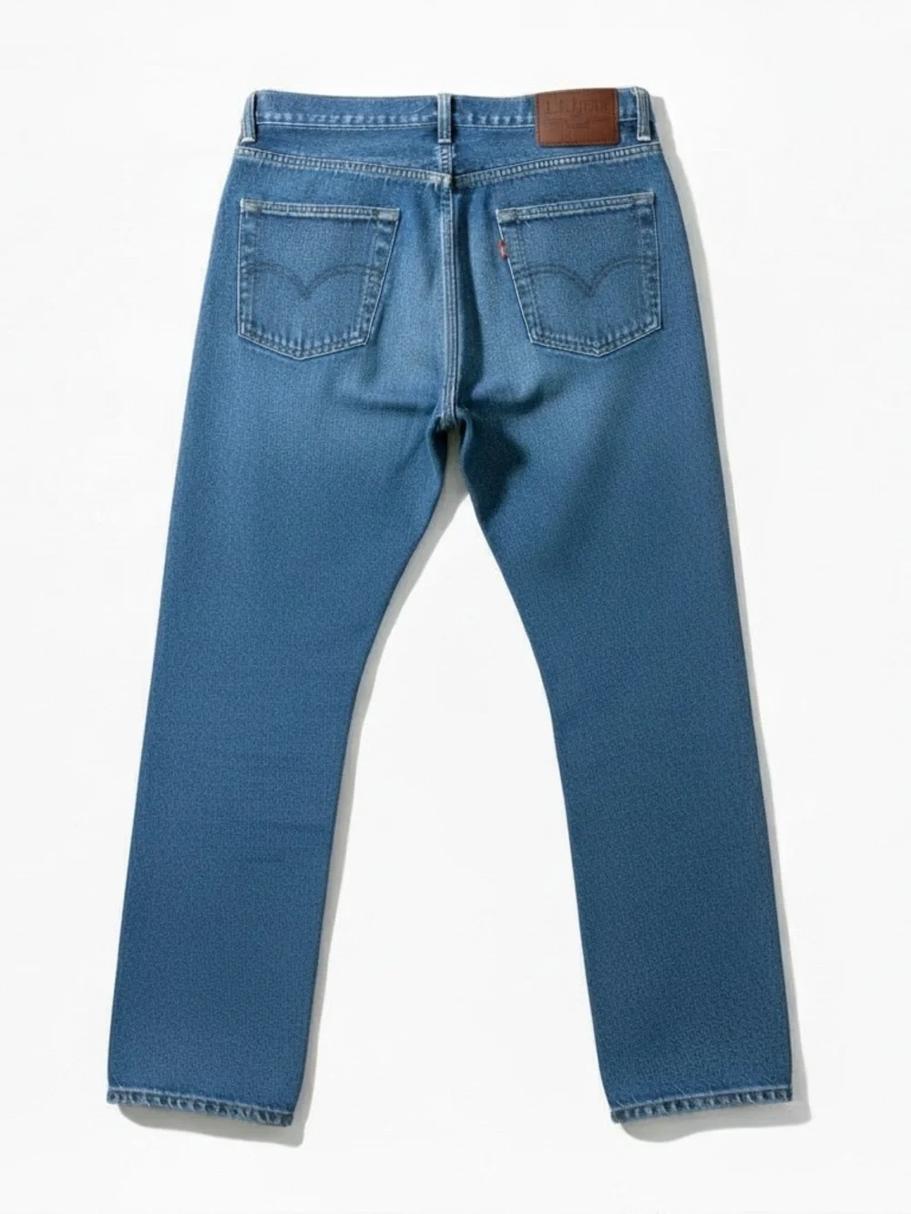 LL Bean Fleece Lined Blue Jeans, 34